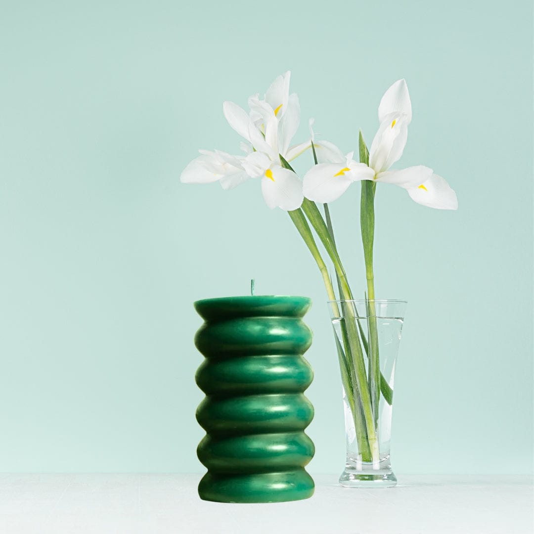 Thoughtfol Candles Thoughtfol's Serenity Pillar: The Unscented Symphony - Navy Blue