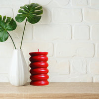 Thoughtfol Candles Thoughtfol's Serenity Pillar: The Unscented Symphony - Navy Blue