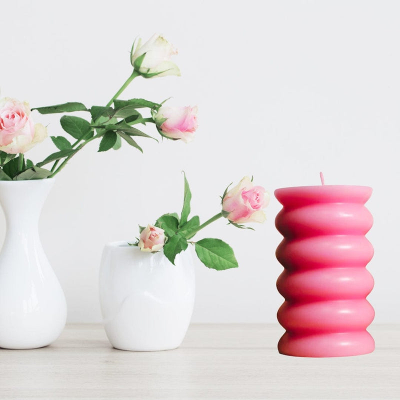 Thoughtfol Candles Thoughtfol's Serenity Pillar: The Unscented Symphony - Navy Blue