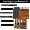 Thoughtfol Charcuterie Sets Exquisite Acacia Wood Charcuterie Board Set with Charcuterie Guide | Thoughtfols Premium Gift Collection: The Ultimate Gift for a food enthusiast | Perfect Gift for Housewarming, Wedding and Welcoming