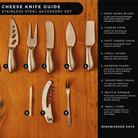 Thoughtfol Charcuterie Sets Exquisite Acacia Wood Charcuterie Board Set with Charcuterie Guide | Thoughtfols Premium Gift Collection: The Ultimate Gift for a food enthusiast | Perfect Gift for Housewarming, Wedding and Welcoming
