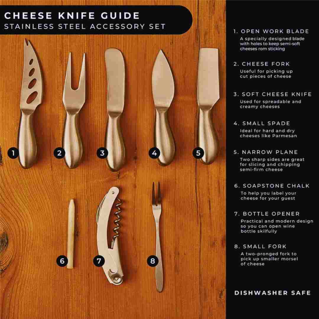 Thoughtfol Charcuterie Sets Exquisite Acacia Wood Charcuterie Board Set with Charcuterie Guide | Thoughtfols Premium Gift Collection: The Ultimate Gift for a food enthusiast | Perfect Gift for Housewarming, Wedding and Welcoming