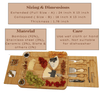 Thoughtfol Charcuterie Sets Thoughtfol Deluxe Bamboo Cheese Board Set | Charcuterie and Pairing Guide | Large Wooden Board | Unique Housewarming Gift | Perfect for Appetizers, Cheese Platters, Meat and Cheese Trays | Wood Serving Board | The Ultimate Gift for Food Enthusiasts!