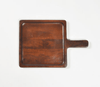 Thoughtfol Serving Board Masterful Artistry: Dark Wooden Cheese Board - Elevate Your Culinary Experience