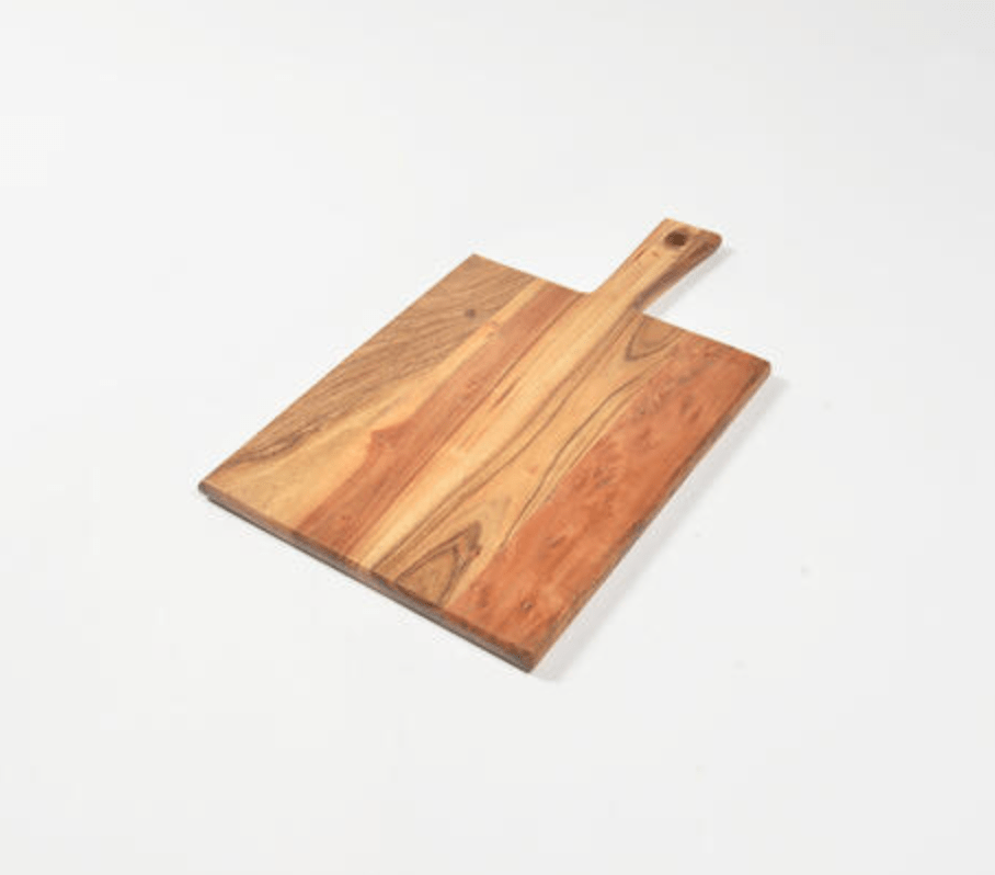 Thoughtfol Serving Board Rustic Elegance: Exquisite Natural Wooden Paddle Cheese Board - Inspire Culinary Delights